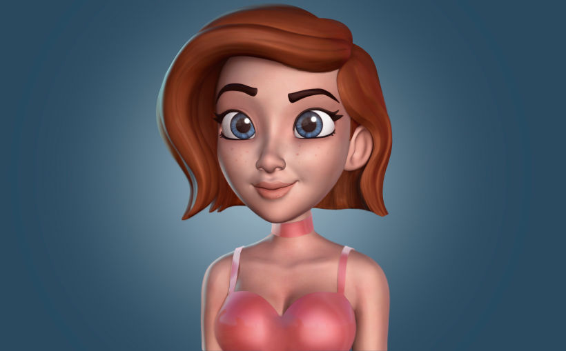 Princesa cartoon 3D: modela desde cero con ZBrush  21