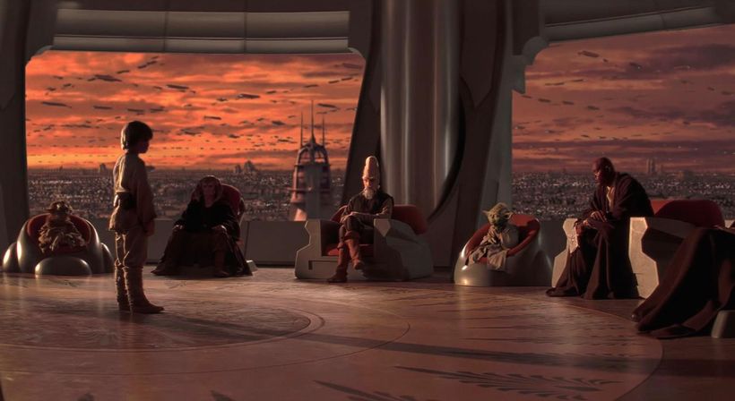 Der Rat der Jedi tritt in "Episode I" zusammen.