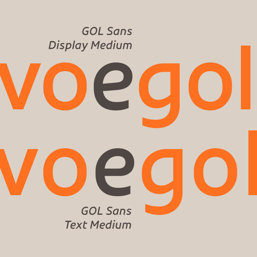 Tipografia GOL Sans 7