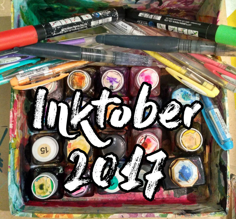 Inktober 2017. El reto de dibujar a tinta durante el mes de octubre.