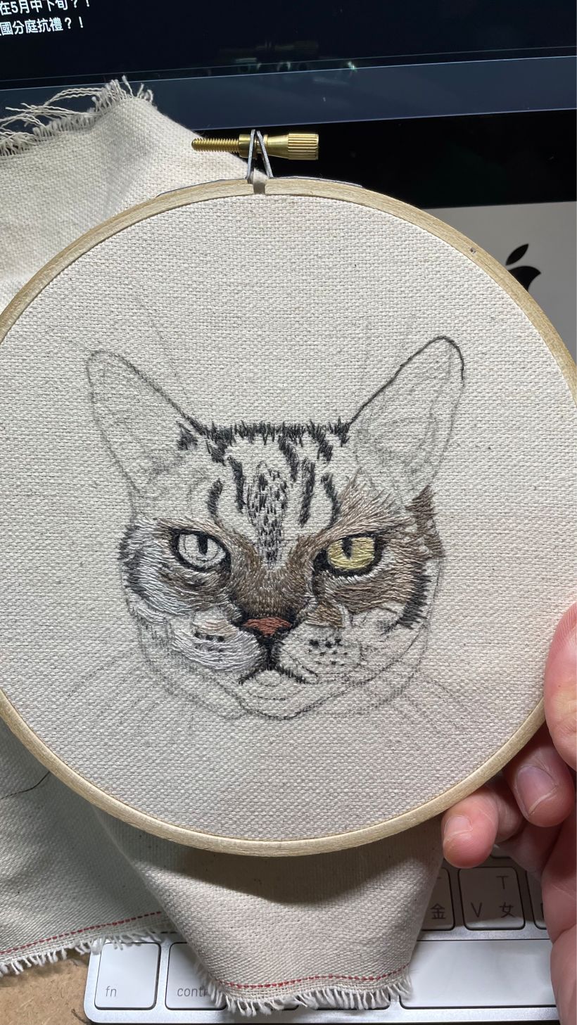 My project for course: Realistic Embroidery Techniques 2