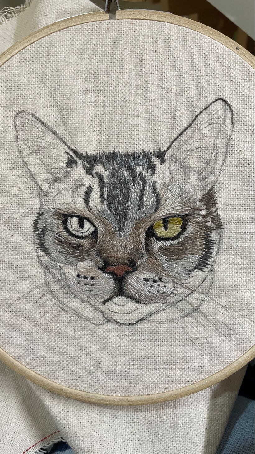 My project for course: Realistic Embroidery Techniques 3