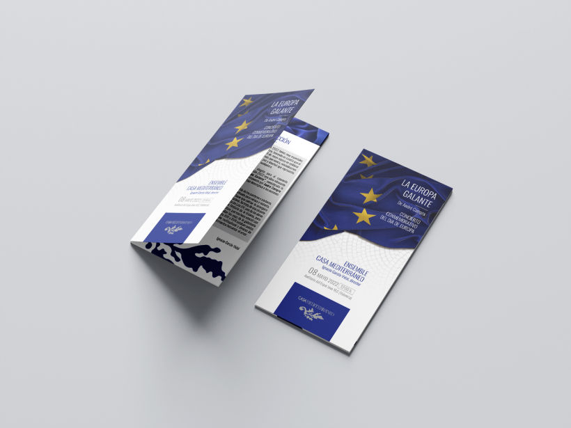 🔴 Diseño de folleto cuadríptico para Casa Mediterráneo
