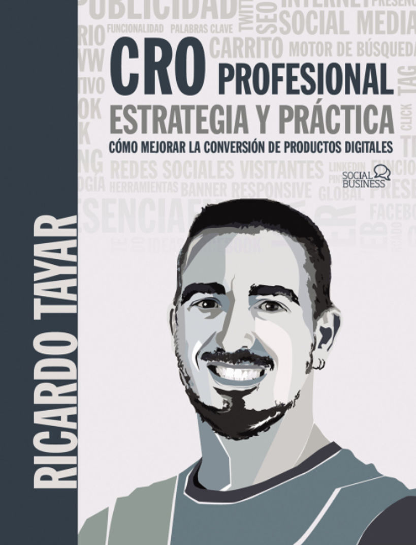 portada del libro "CRO Profesional. Estrategia y prácica", parte de la colección Social Business de la editorial Anaya.