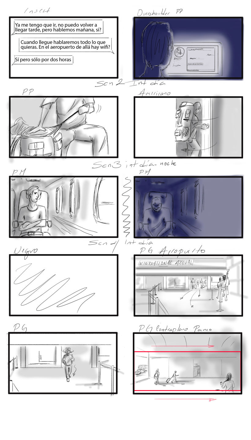 Mi Proyecto del curso: Ilustración de storyboards para Cine y Publicidad 2