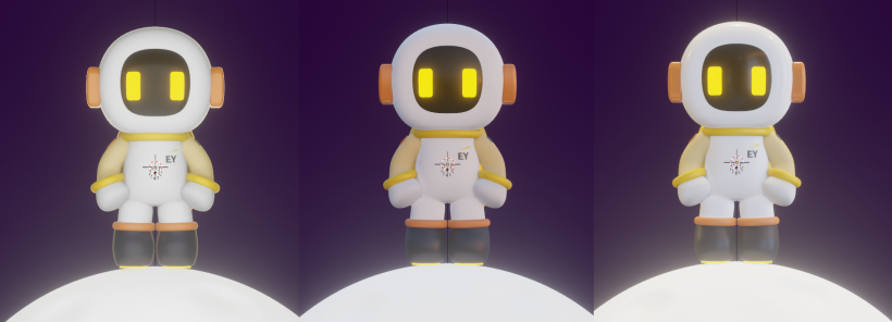 Astronauta 3D 7