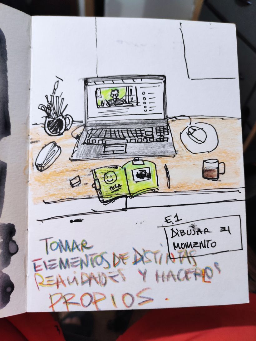 Cuaderno de dibujo como laboratorio de ideas, Cuaderno de dibujo como  laboratorio de ideas (joanxvazquez)