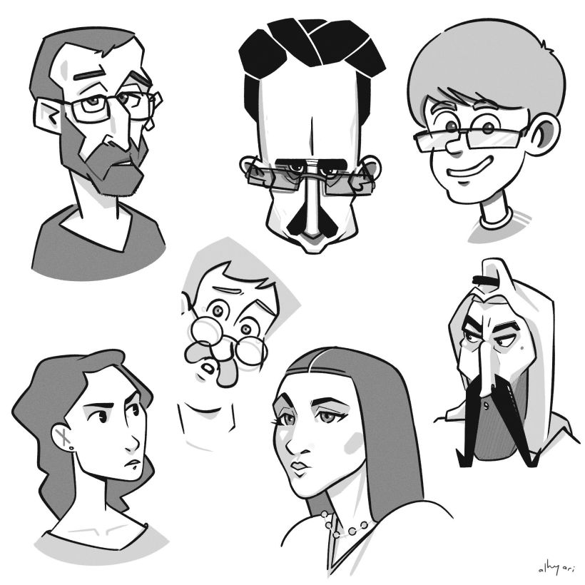 Character sketch png images | PNGWing