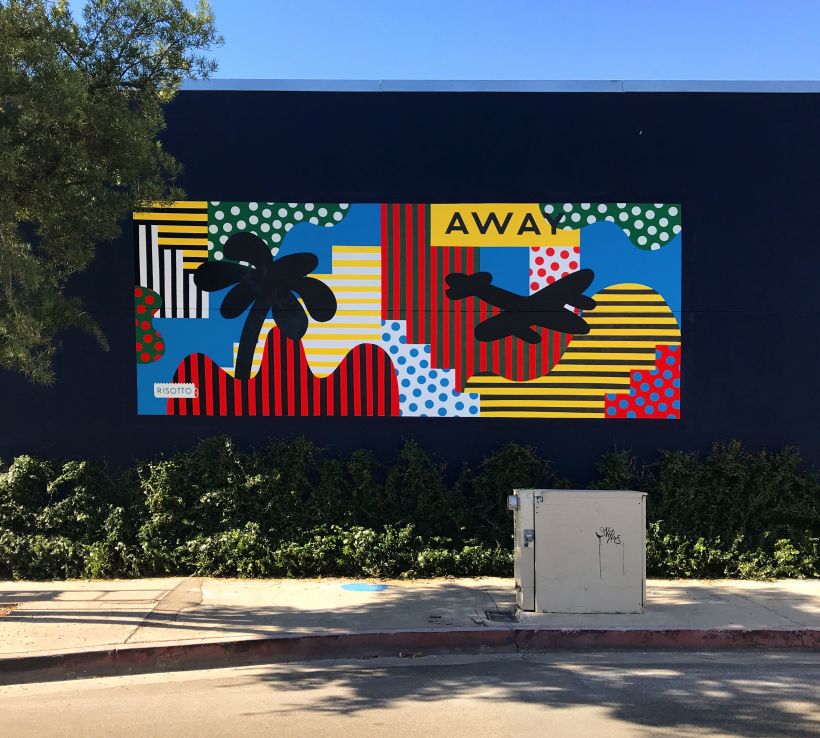 AWAY Flagship, LA, Mural