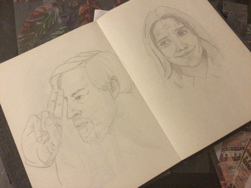 Mi proyecto del curso: Sketchbook de retrato: explora el rostro humano 3