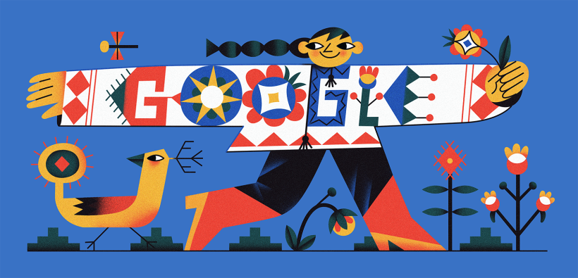 Google Doodle to celebrate Ukrainian Embroidery Shirt Day 2
