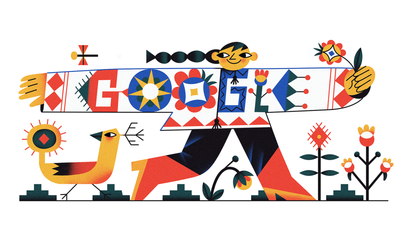 Google Doodle to celebrate Ukrainian Embroidery Shirt Day 1