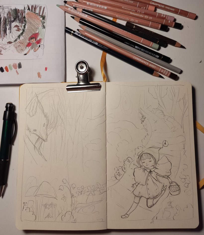 My project for course: Sketchbook Techniques for Children's Illustration 1