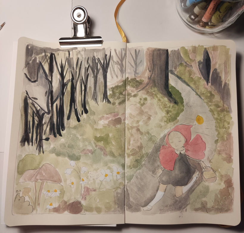 My project for course: Sketchbook Techniques for Children's Illustration 2