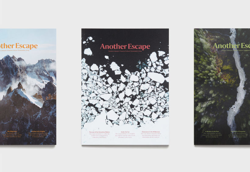 Another Escape: Brand identity and editorial art-direction for an outdoor lifestyle publication 2