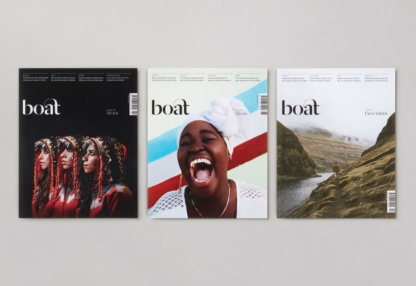 Boat Magazine: Identity, design and art-direction for a nomadic travel and culture publication 1