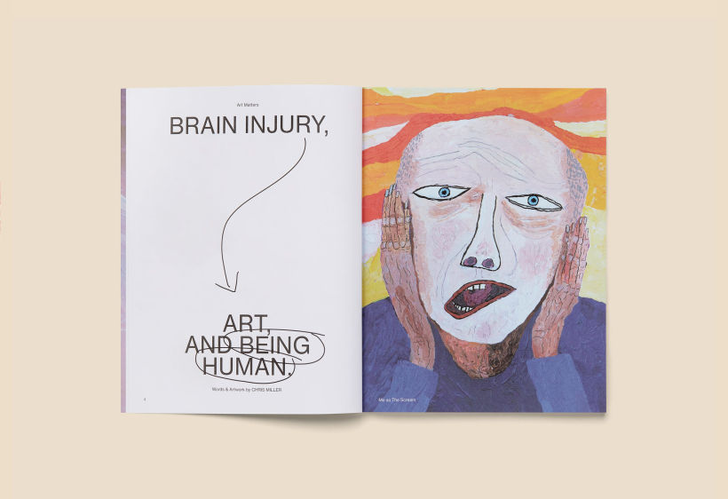 Matter Magazine: Design of a publication exploring life after brain injury 5