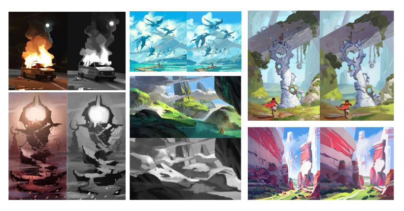 Unit 05 - 15 to 20 minute studies (I apologise, I am not aware who the artists are to give proper credit)
