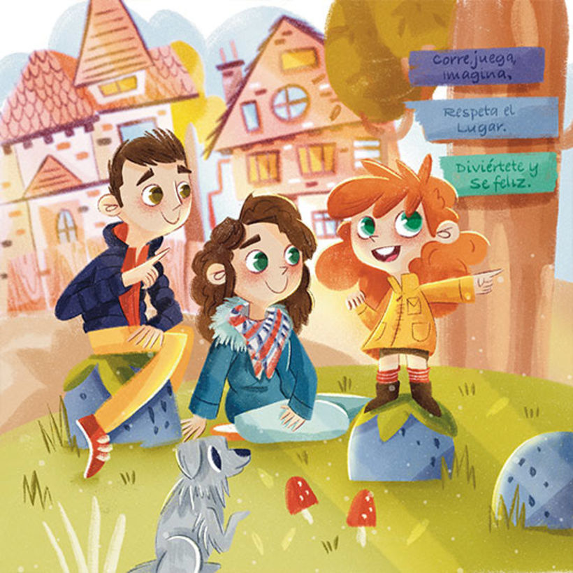 Cuento infantil ilustrado  Nako y el parque de los sueños 6