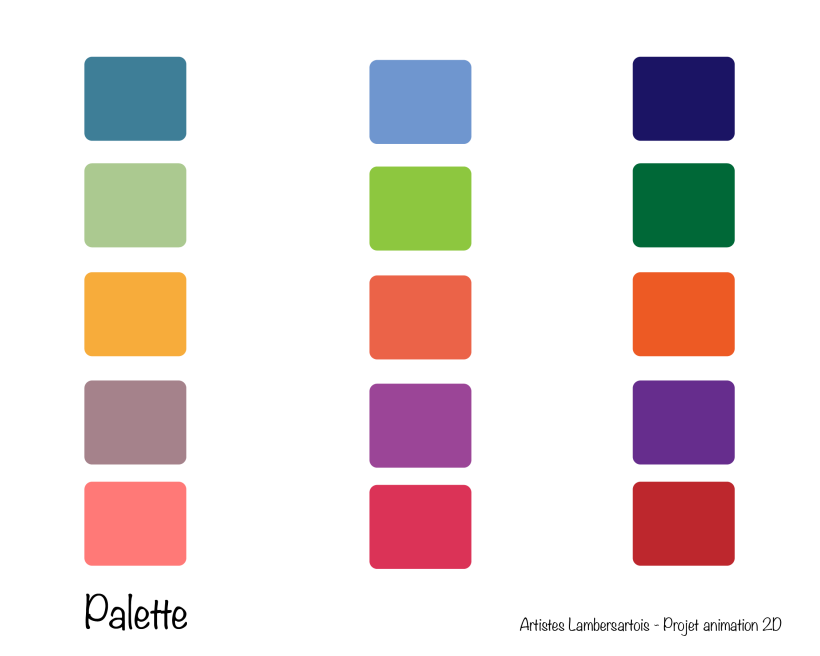 Moodboard 6 : recherche de couleurs