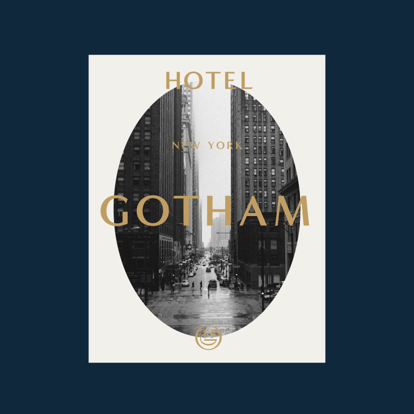 Hotel Gotham  - Brand identity design 2