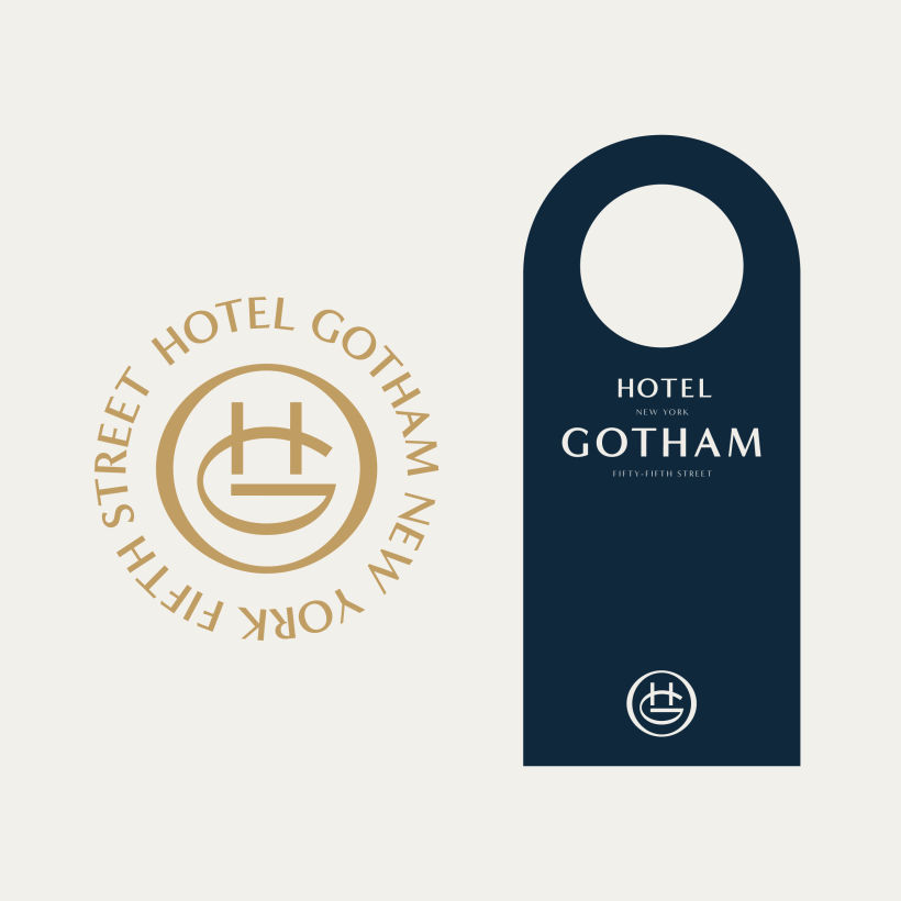 Hotel Gotham  - Brand identity design 7