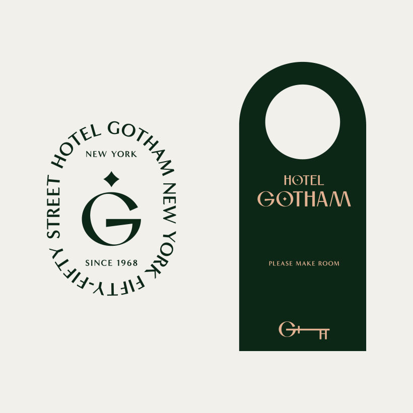 Hotel Gotham  - Brand identity design 15