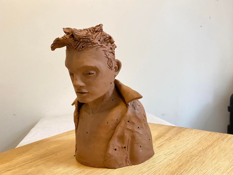 Meu projeto do curso: Introdução à escultura figurativa com argila 4