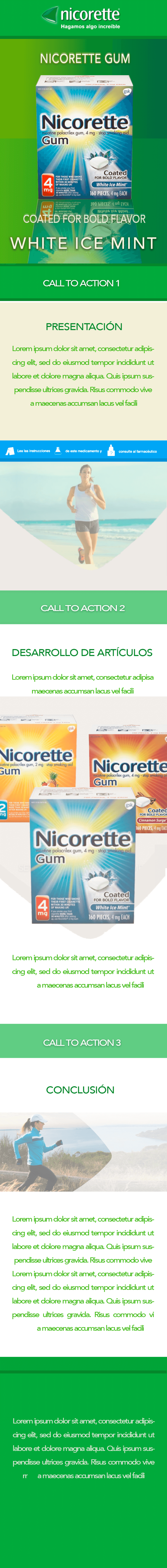 Propuestas Newsletter Nicorette Gum 2