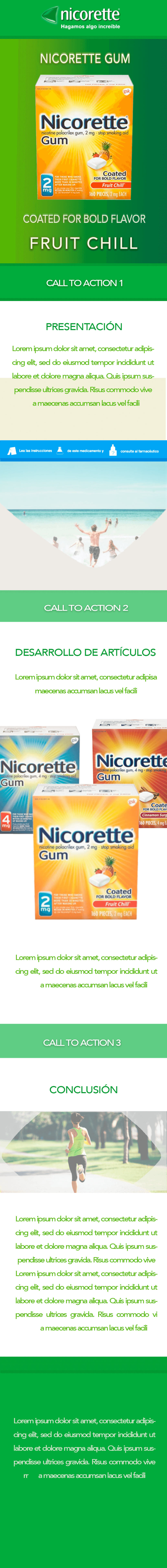 Propuestas Newsletter Nicorette Gum 3