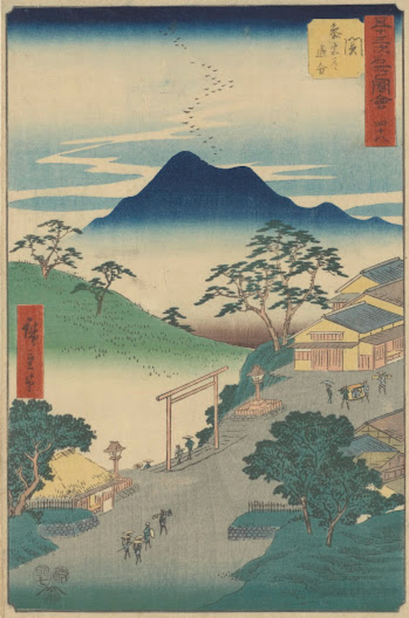 "Seki" (1855), von Utagawa Hiroshige. Bild: Mit freundlicher Genehmigung des Van Gogh Museums.