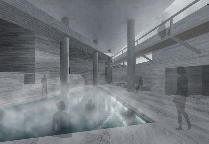 Thermal Baths, 3D model