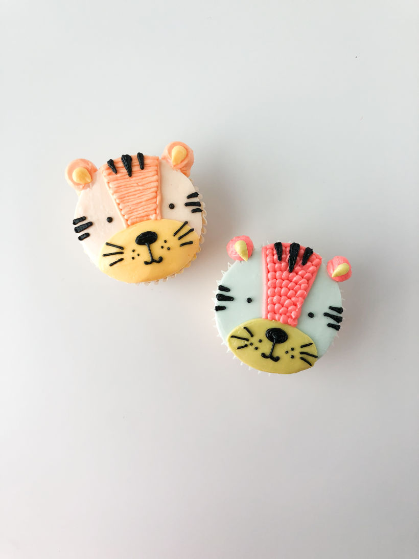 Here are two variations I made for the tiger. The colors and textures are slightly different but both are so fun!