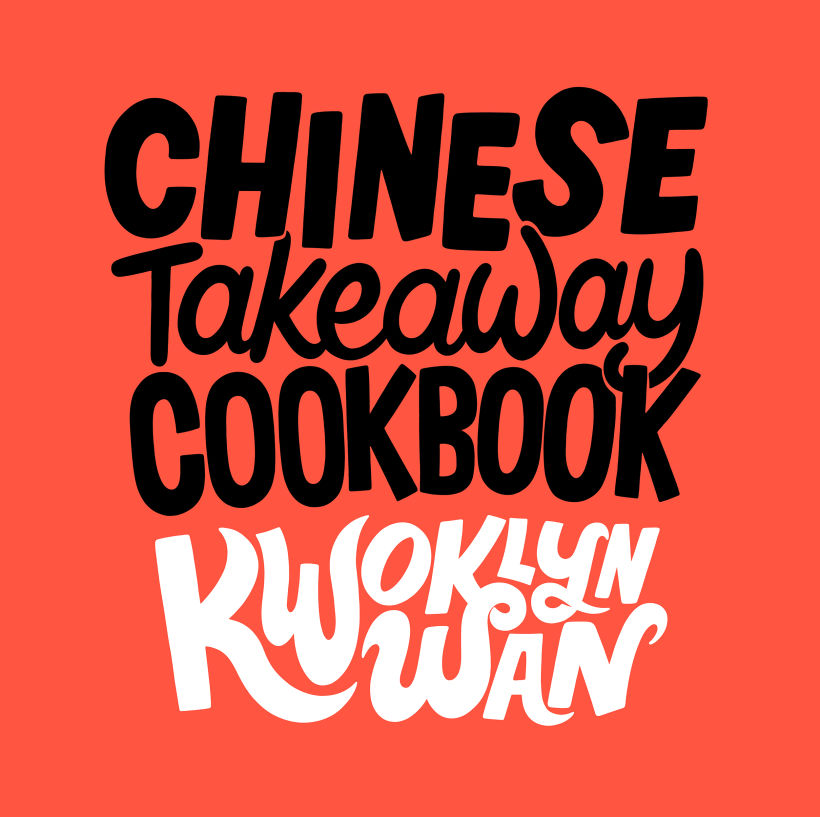 Lettering design for Kwoklyn Wan's series of Chinese cookbooks