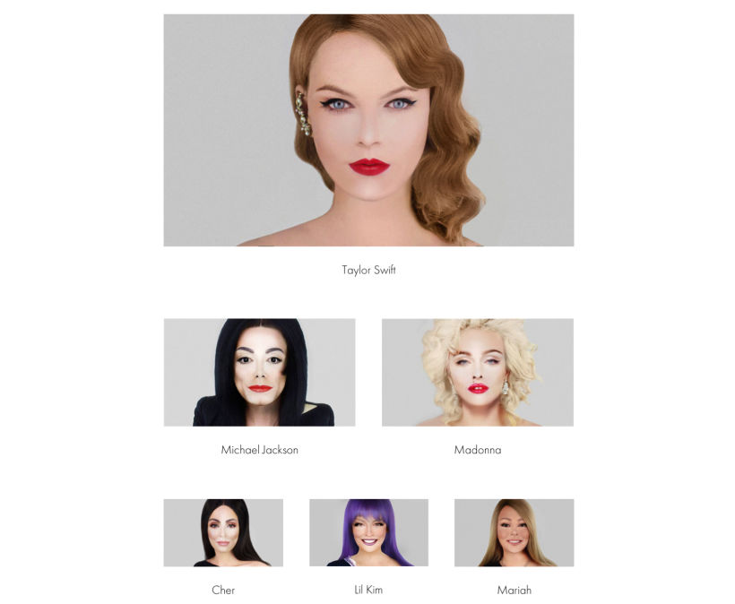 Celebrity Makeup Transformations 1