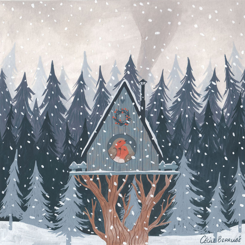 Christmas and winter illustrations  2