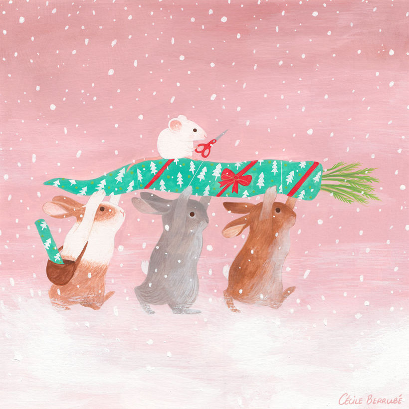 Christmas and winter illustrations  7