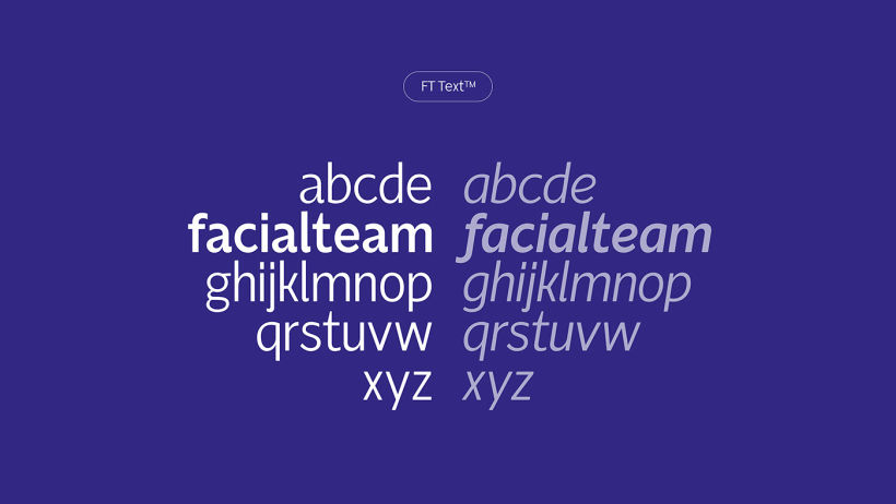 Custom Typefaces for Facialteam (2022) 9