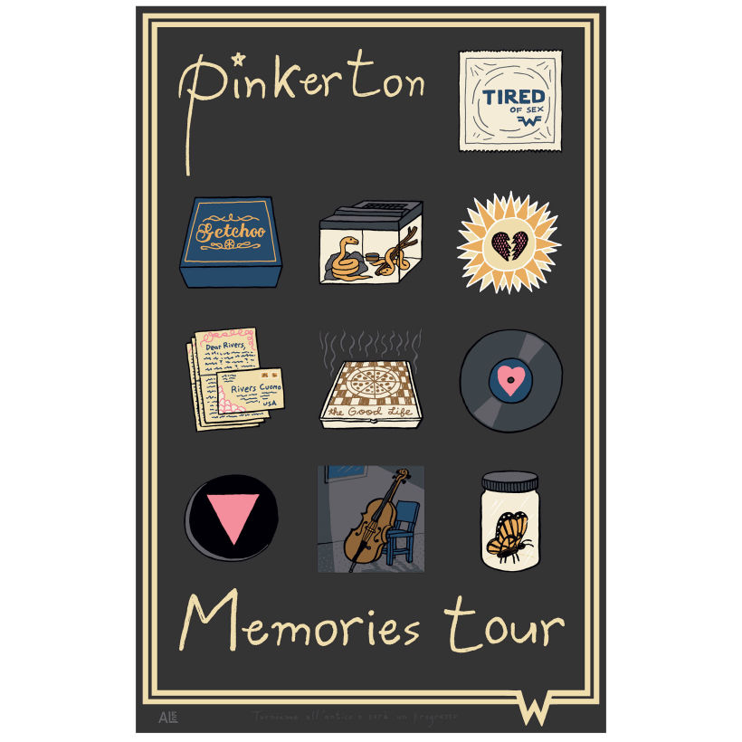 Memories Tour (2010) VIP Poster - Pinkerton