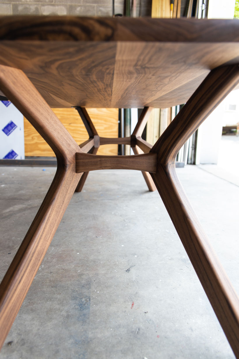The Kistler Mid Century Modern table in Walnut 2
