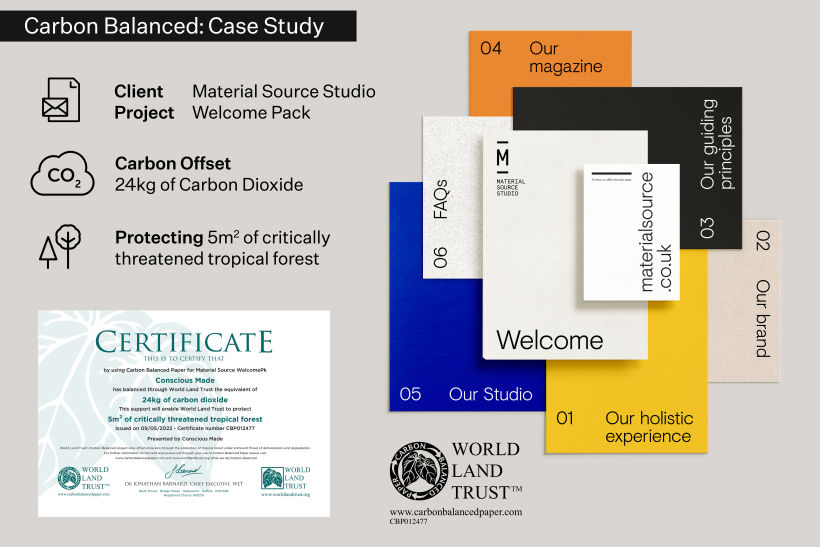 Carbon Balanced with The World Land Trust by Laura Jane Boast