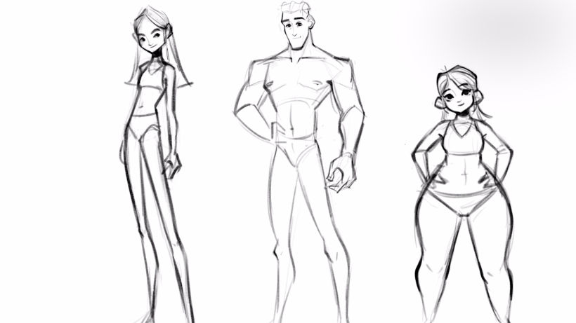 I simply cant draw bodies These are probably the best I could do and  even these are from a tutorial Any advice on how to draw bodies Every  video I looked at
