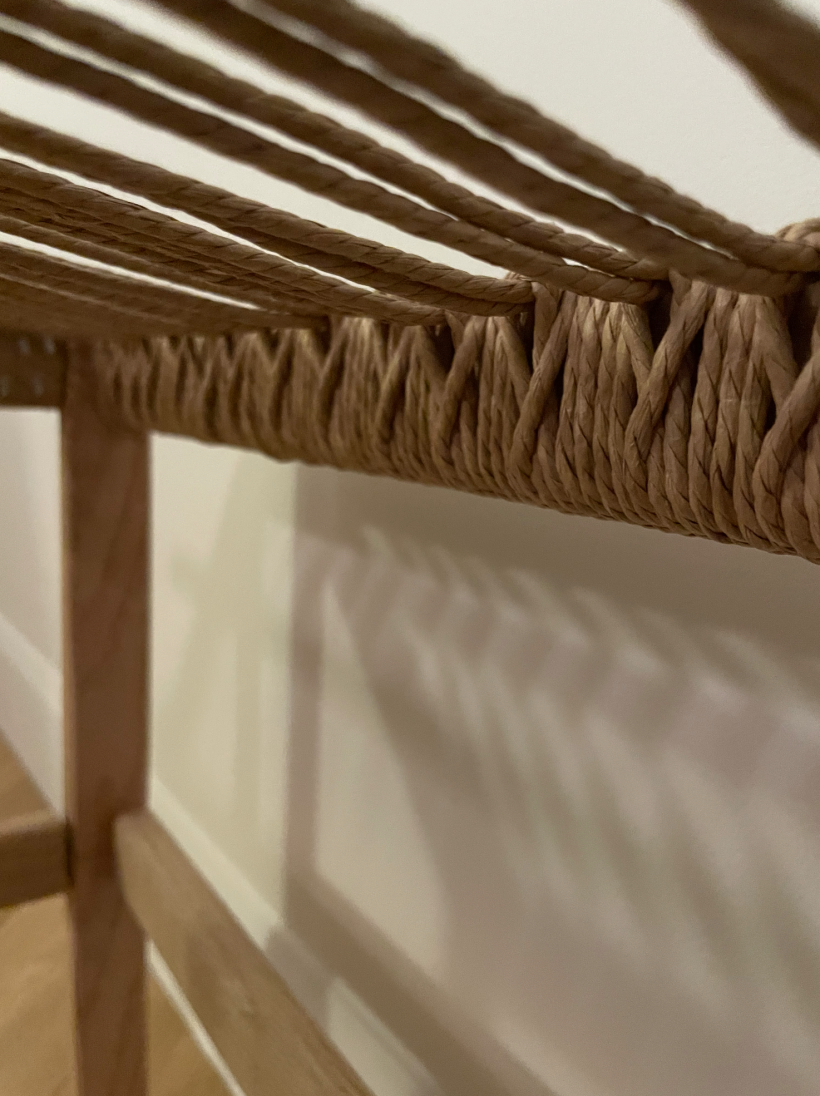 My project for course: Furniture Design: Introduction to Danish Cord  Weaving