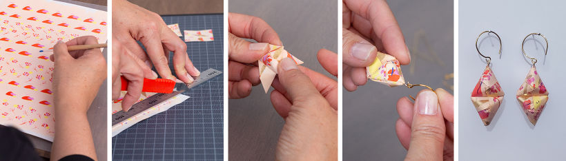 My project for course: Paper Jewelry-Making with Origami Techniques 2