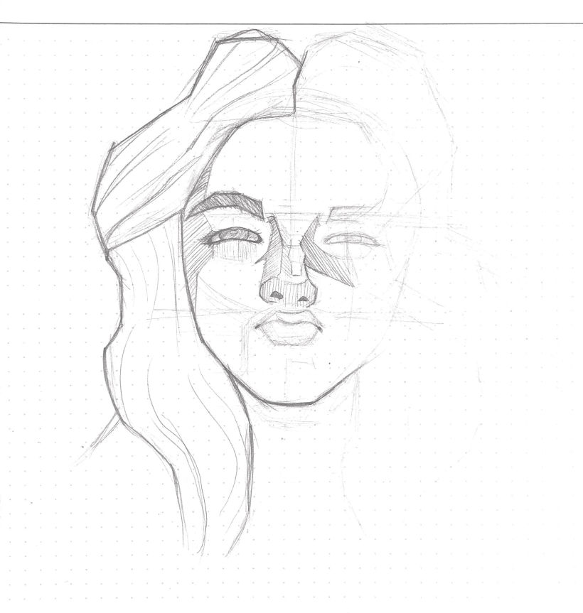 Mi proyecto del curso: Sketchbook de retrato: explora el rostro humano 2