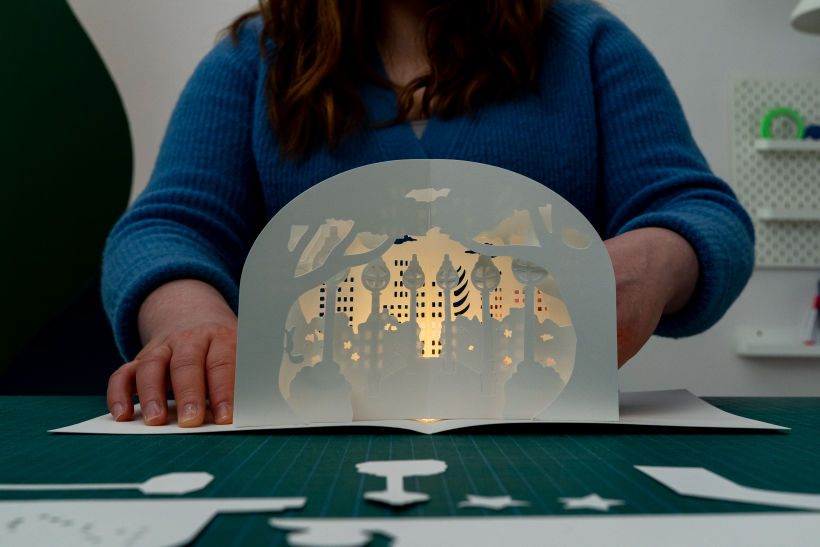 My project for course: Pop-up Book Fundamentals: Storytelling with Paper and Light 3