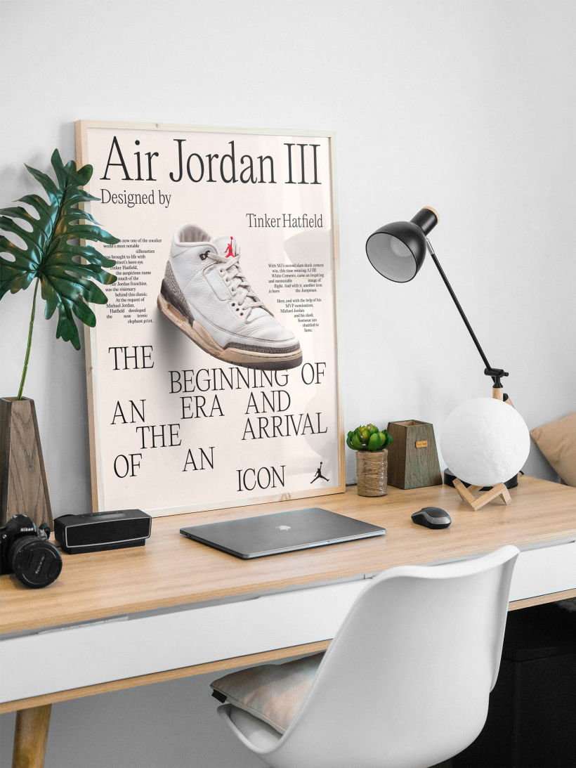 Poster art for Air Jordan III & Tinker Hatfield 3