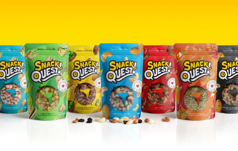 Branding & Packaging | Snack Quest Snacks 1