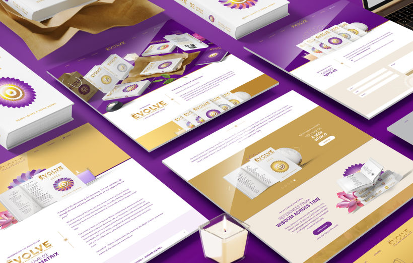 Branding & Web Design | Let's Evolve Book Series 4