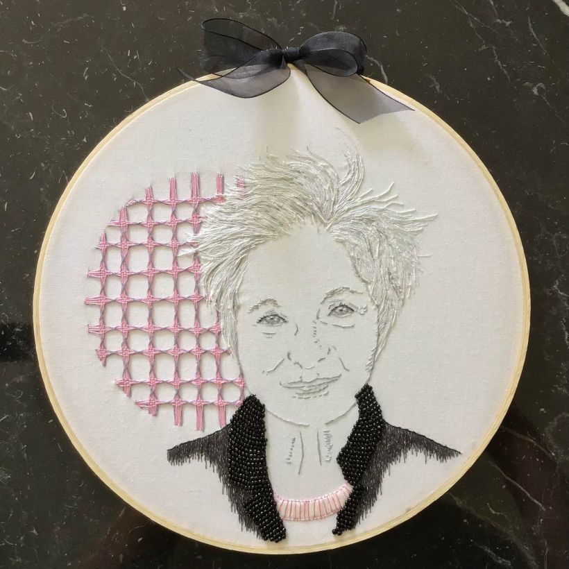 My project for course: Creation of Embroidered Portraits 5